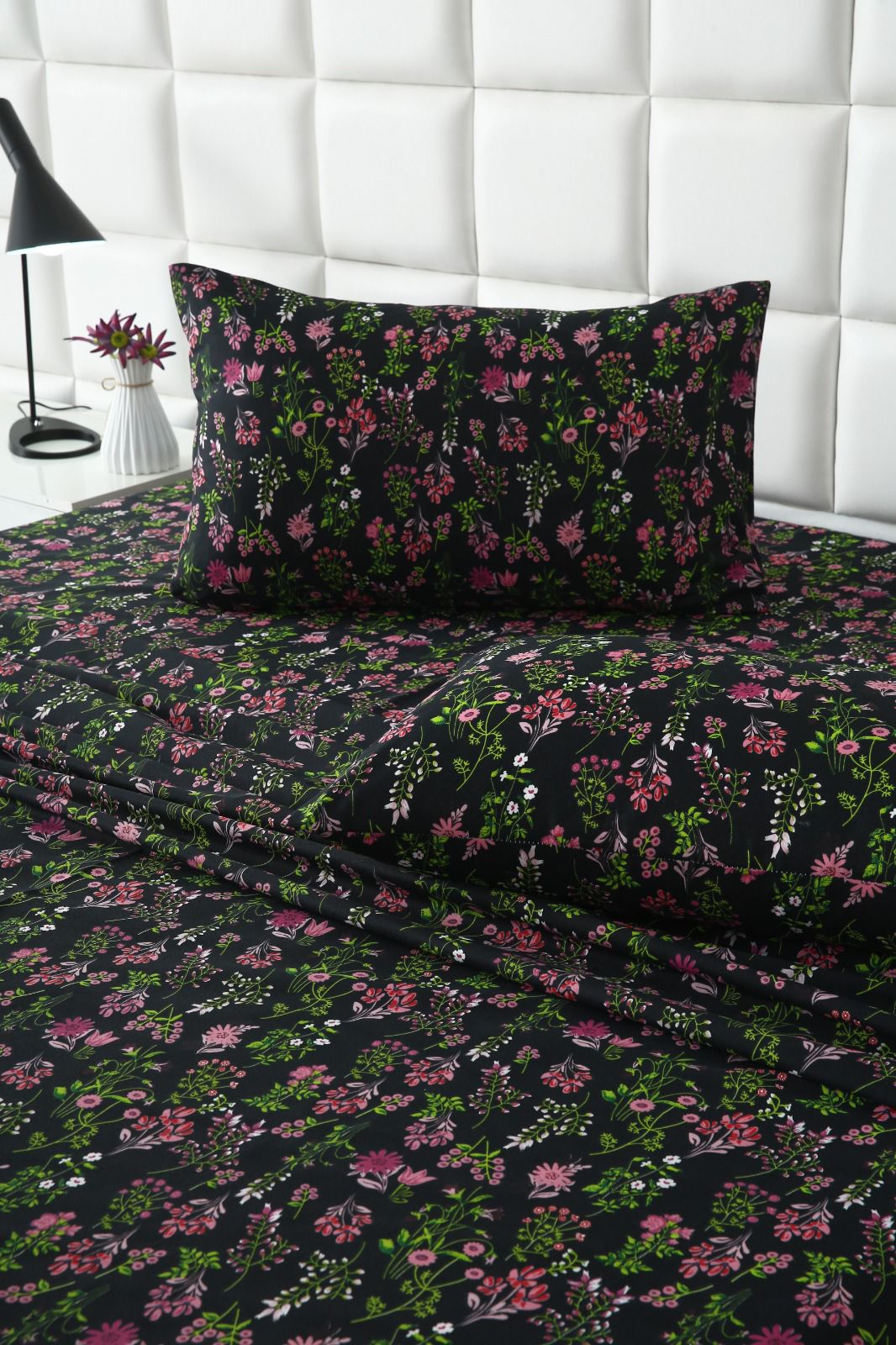 3 PCs Double Bed Sheet-Crocus Bed Sheets Apricot