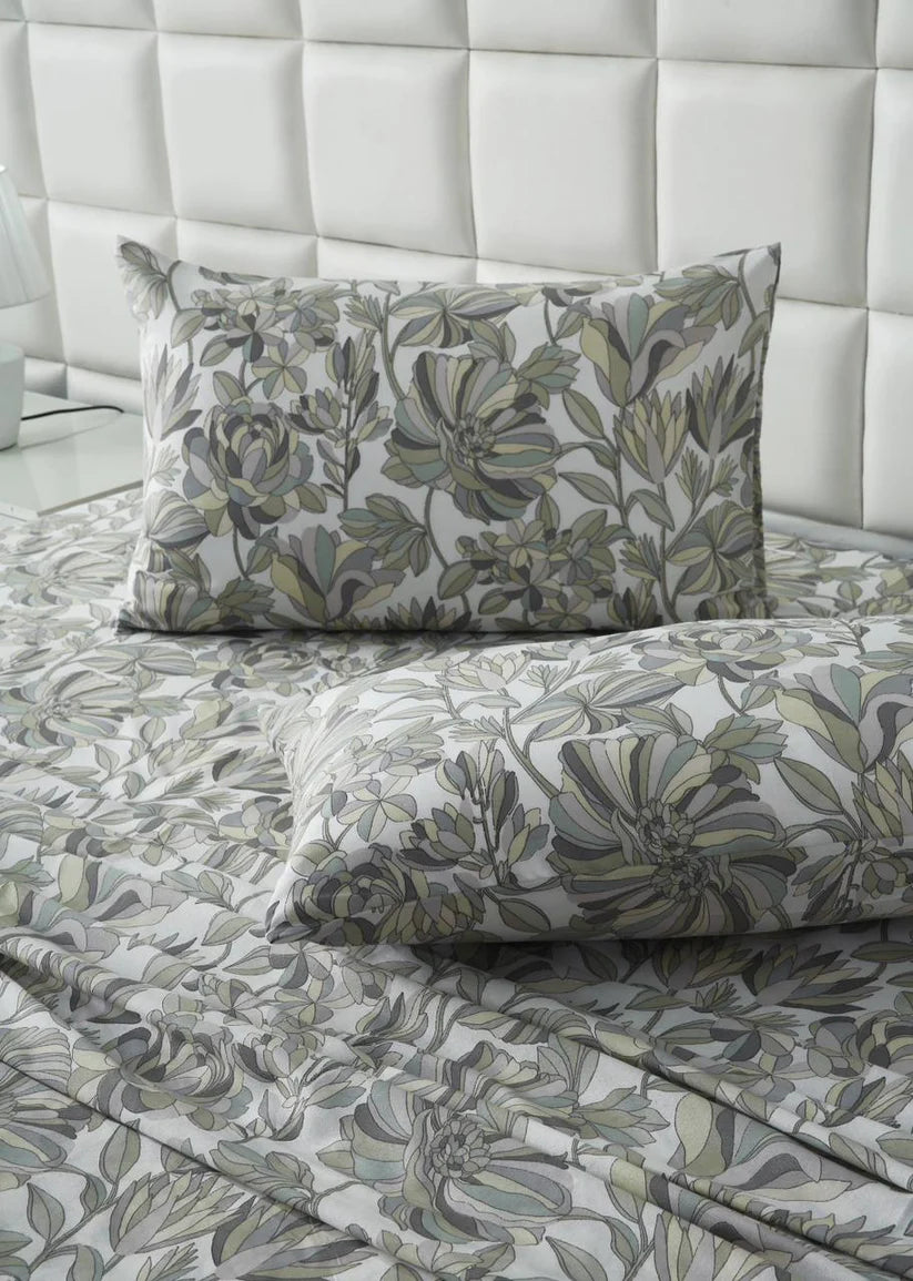 2Pcs Single Bed Sheet-SB-111 single bed sheet Apricot