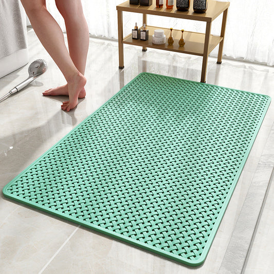 Anti Slip PVC Bathroom Mat (SA2510-110)Green Bath Mats Apricot