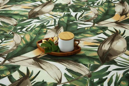 2Pcs Single Bed Sheet-Emerald Feathers