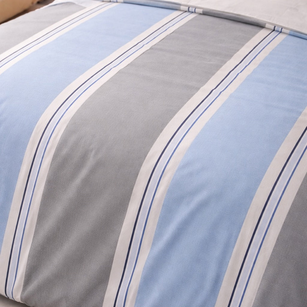 3PCs Double Duvet Cover- Prism Bed Sheets Apricot