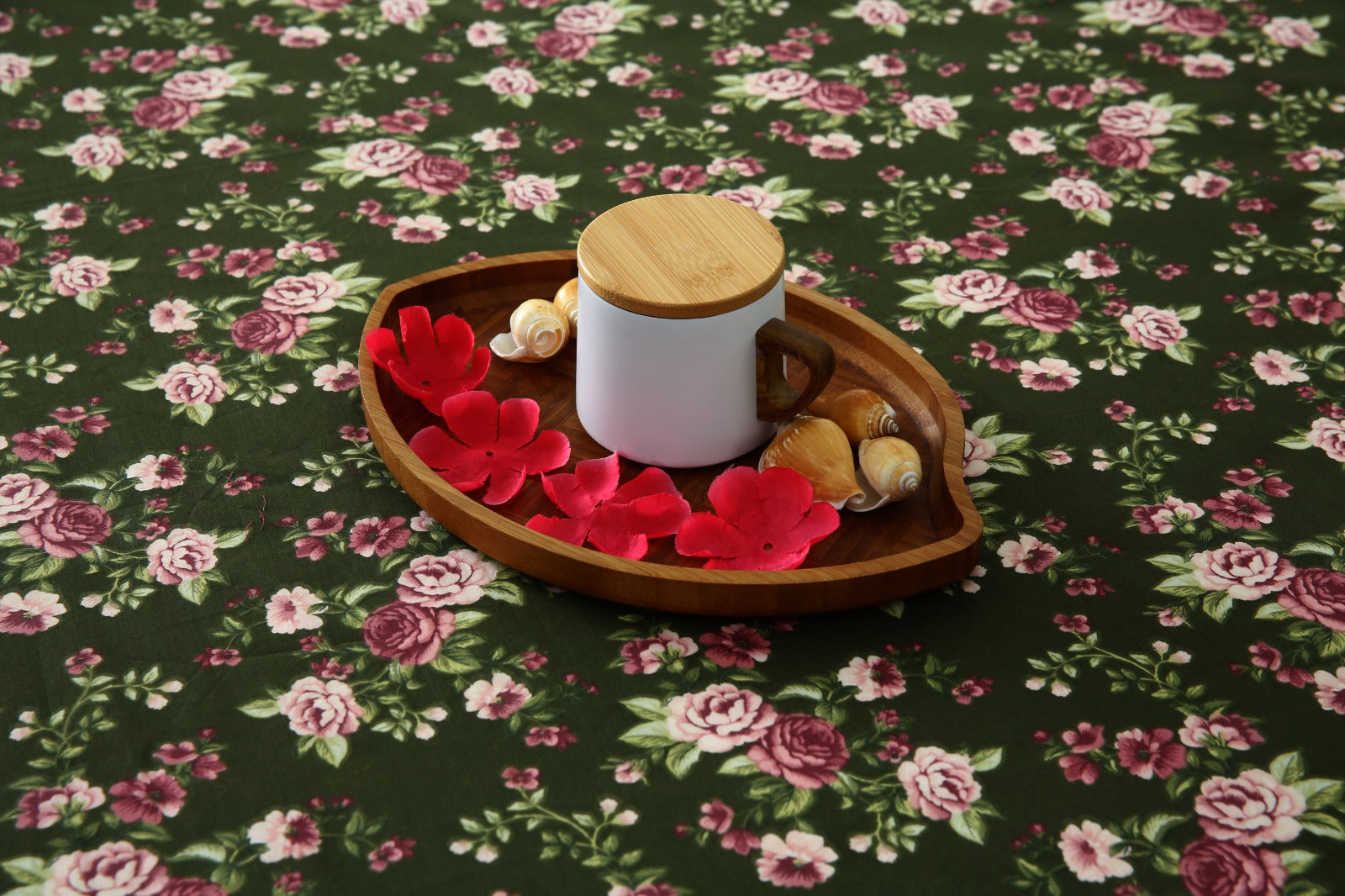 3 PCs Double Bed Sheet With Same Packing- Copen Flora Bed Sheets Apricot