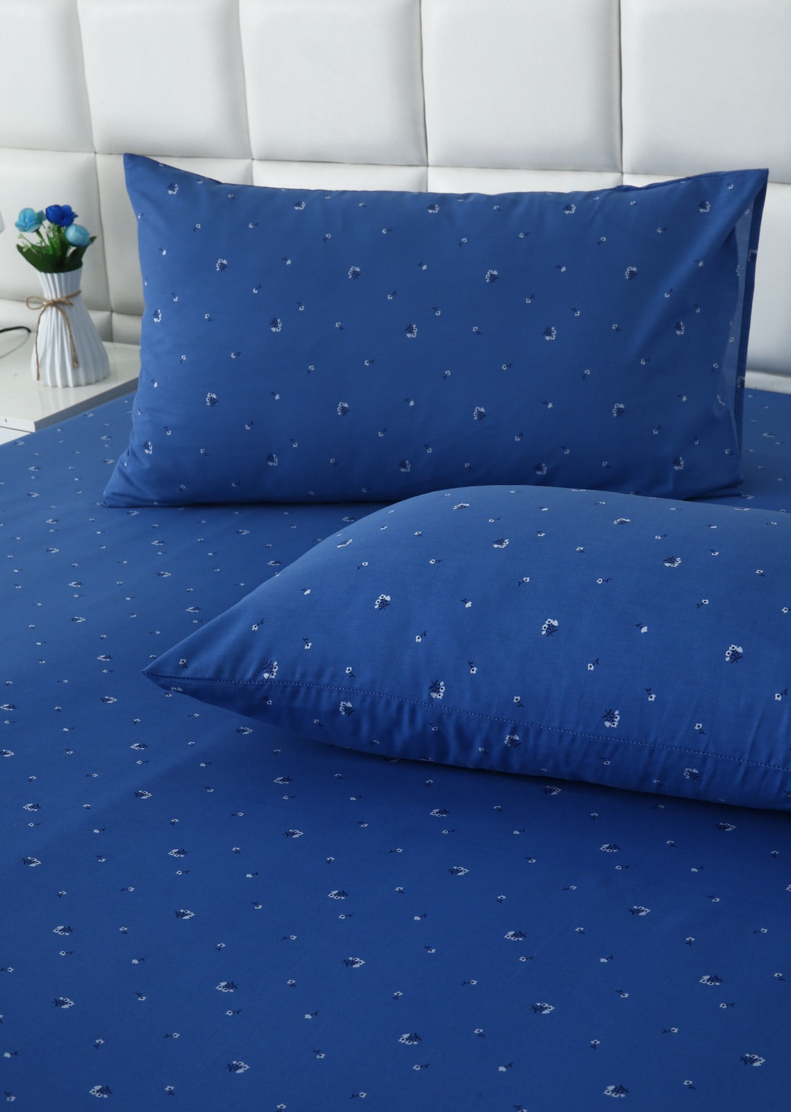 3 PCs Double Bed Sheet With Same Packing-Gossypium Bed Sheets Apricot