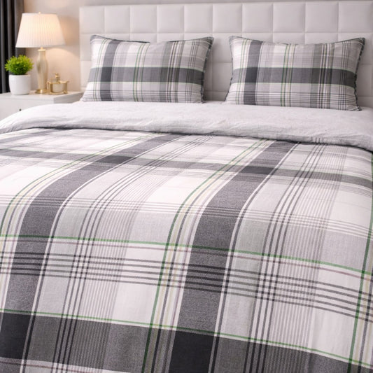 3PCs Double Duvet Cover- Melvern Bed Sheets Apricot