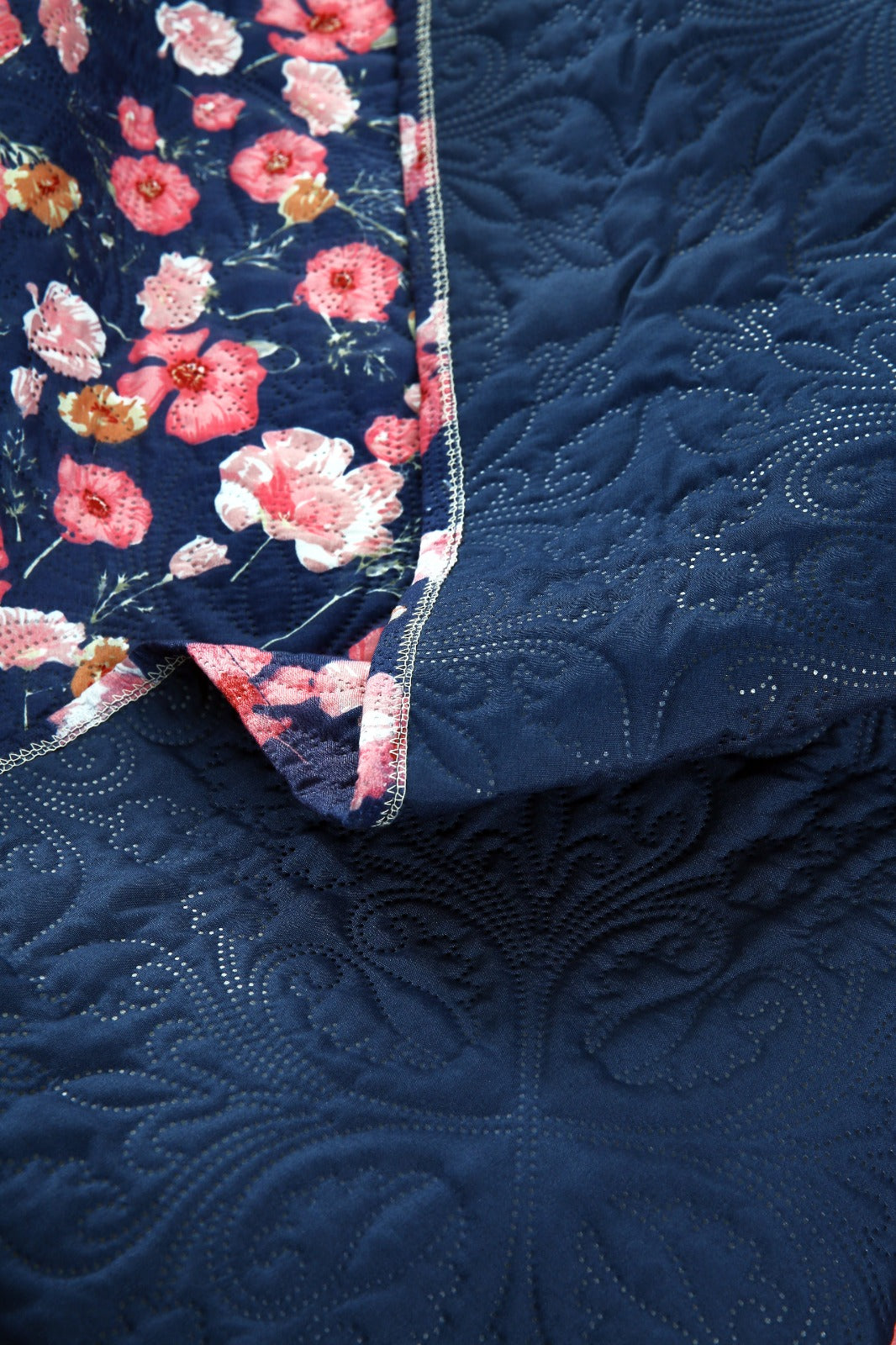 6 PCs Bed Spread Set- Automan Bloom Bed Spread Apricot