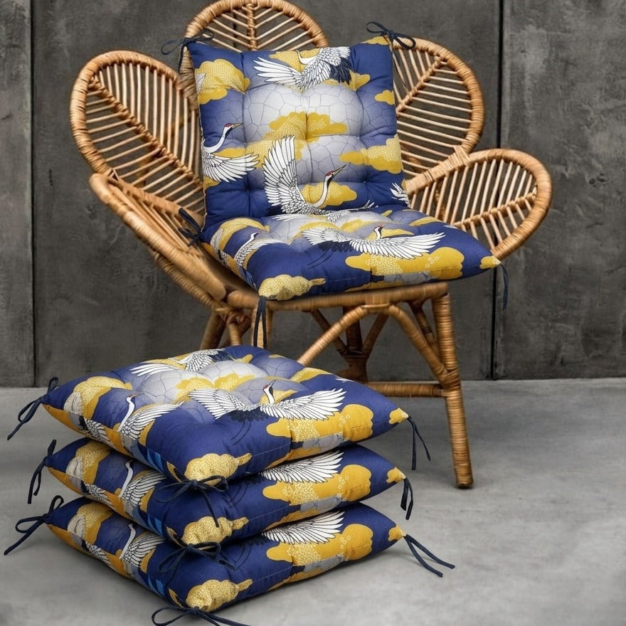 Digital Printed Chair Seaters- CS0015 cushions Apricot