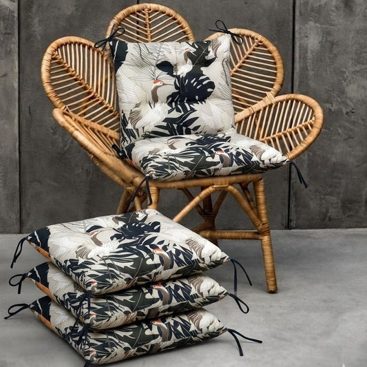 Digital Printed Chair Seaters- CS0017 cushions Apricot