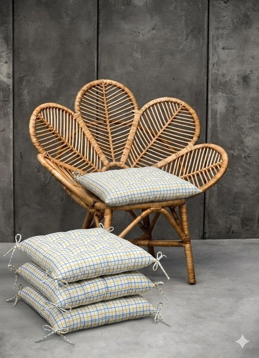 Digital Printed Chair Seaters- CS0018 cushions Apricot