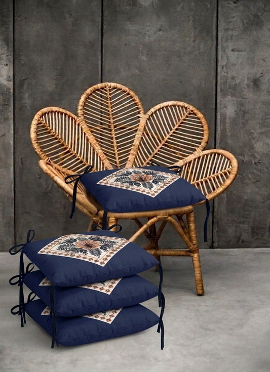 Digital Printed Chair Seaters- CS0020 cushions Apricot