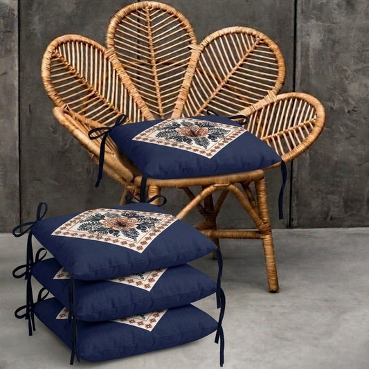 Digital Printed Chair Seaters- CS0020 cushions Apricot