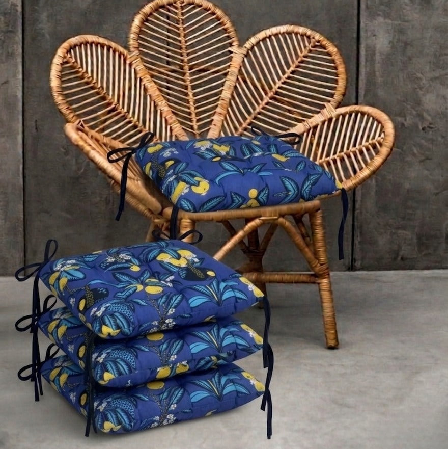 Digital Printed Chair Seaters- CS0021 cushions Apricot