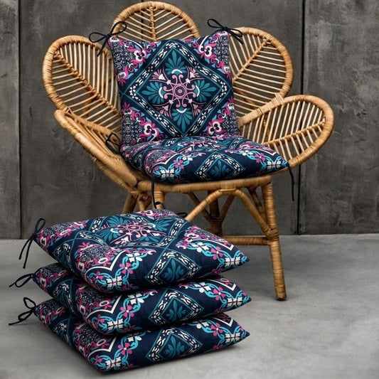 Digital Printed Chair Seaters- CS0022 cushions Apricot