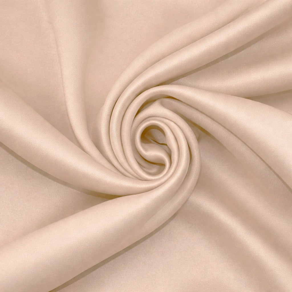 Plain Dyed Laminated Curtain- Beige Curtains Apricot