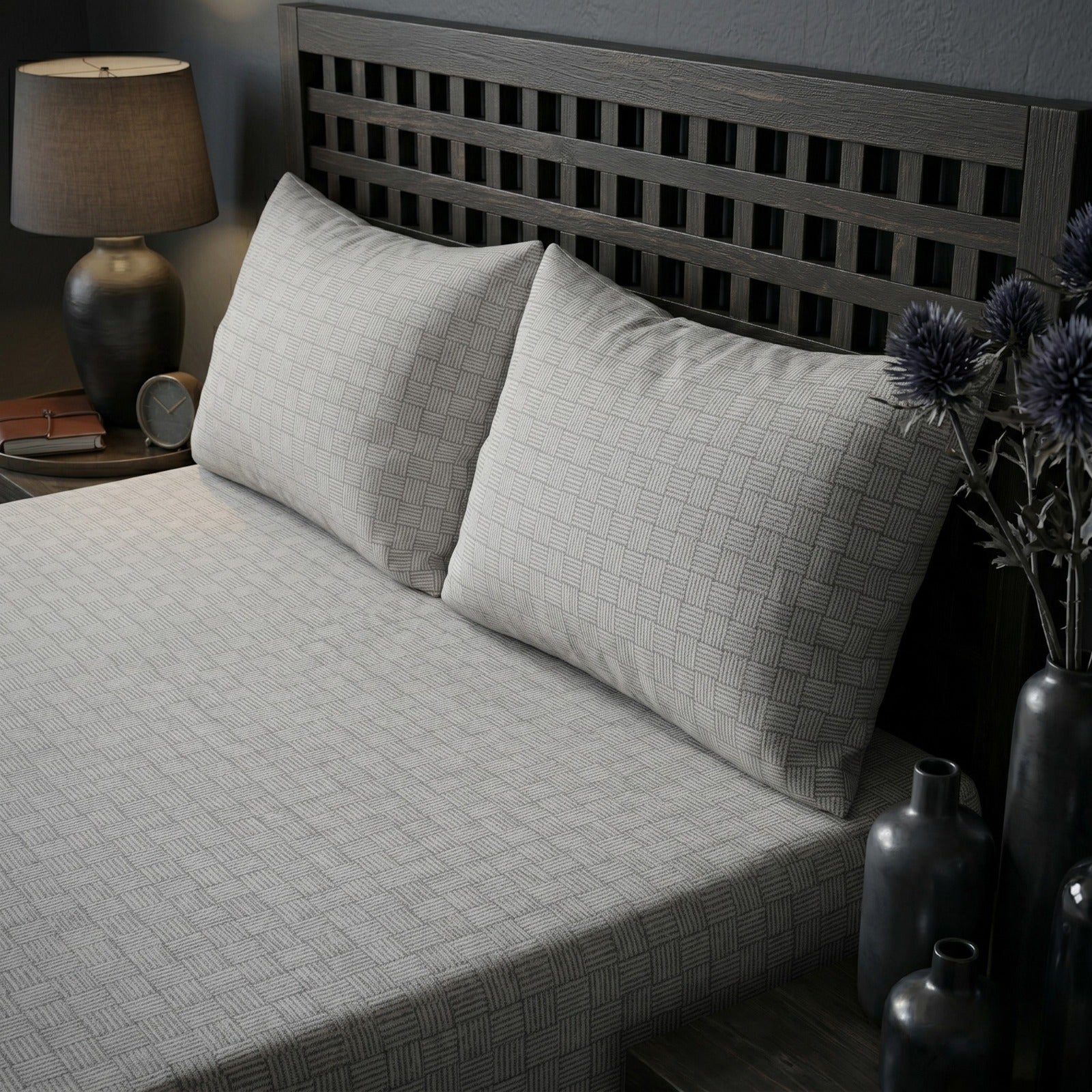 Fitted Bed Sheet- FT007 Fitted Sheets Apricot