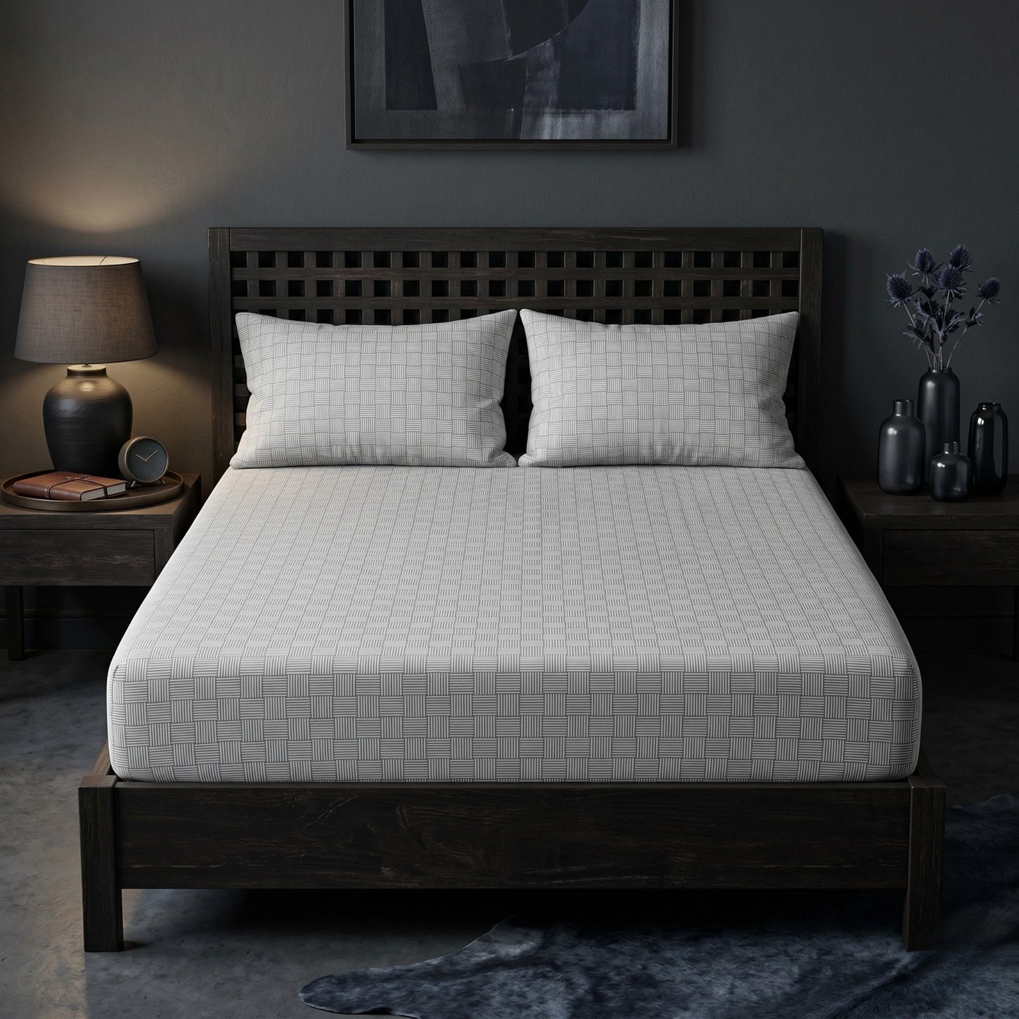 Fitted Bed Sheet- FT007 Fitted Sheets Apricot