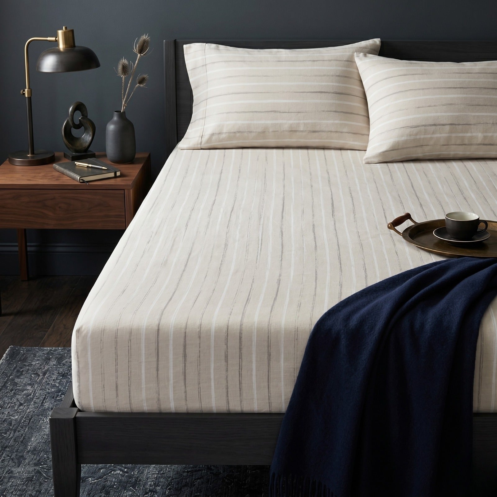 Fitted Bed Sheet- FT002 Fitted Sheets Apricot