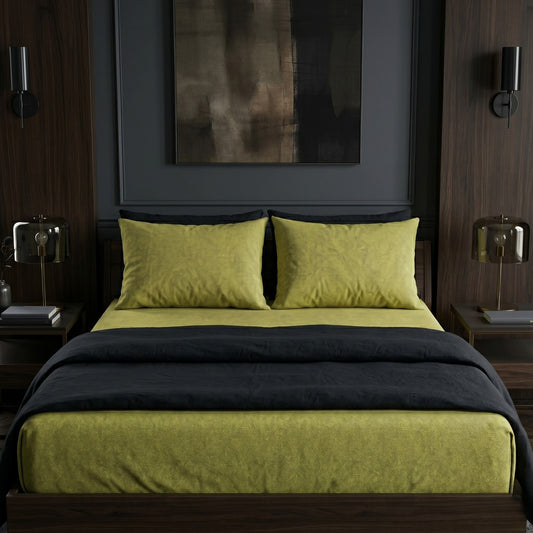 Fitted Bed Sheet-FT0010 Fitted Sheets Apricot