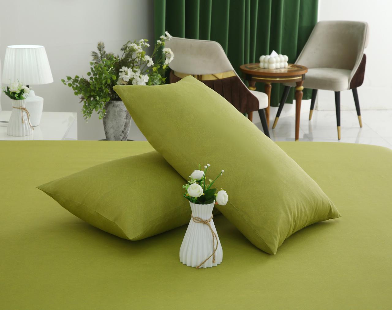 Fitted Bed Sheet-FT0017 Fitted Sheets Apricot