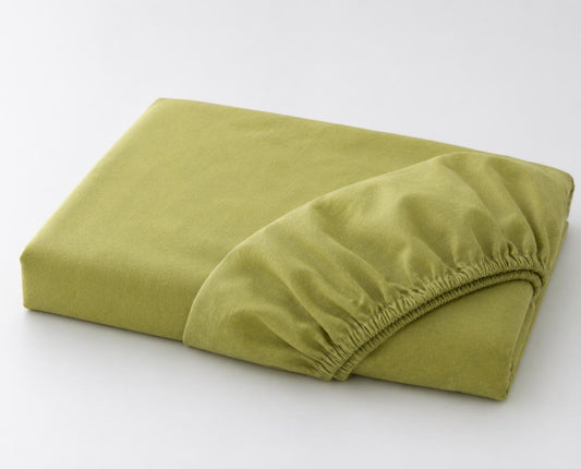 Fitted Bed Sheet-FT0017 Fitted Sheets Apricot