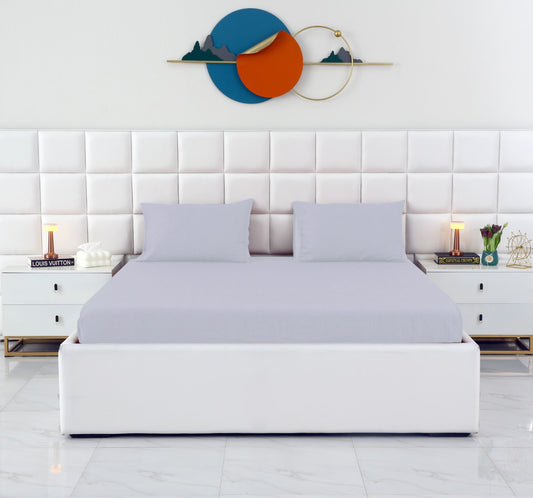 Fitted Bed Sheet-FT0023 Fitted Sheets Apricot