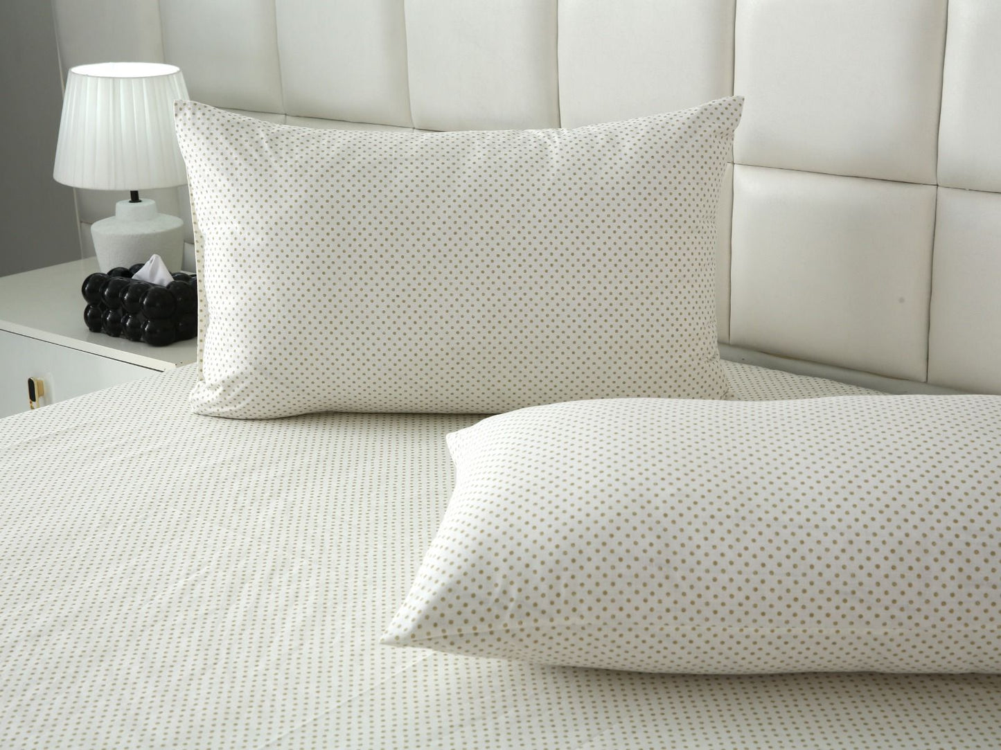 Fitted Bed Sheet- FT0029 Fitted Sheets Apricot