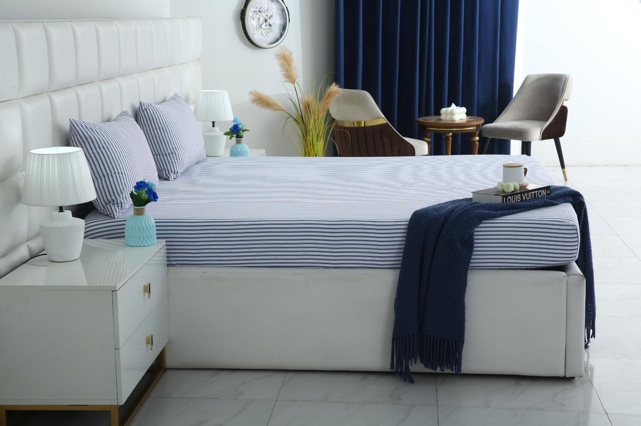 Fitted Bed Sheet- FT0030 Fitted Sheets Apricot