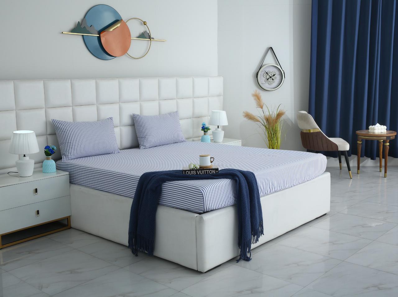 Fitted Bed Sheet- FT0030 Fitted Sheets Apricot