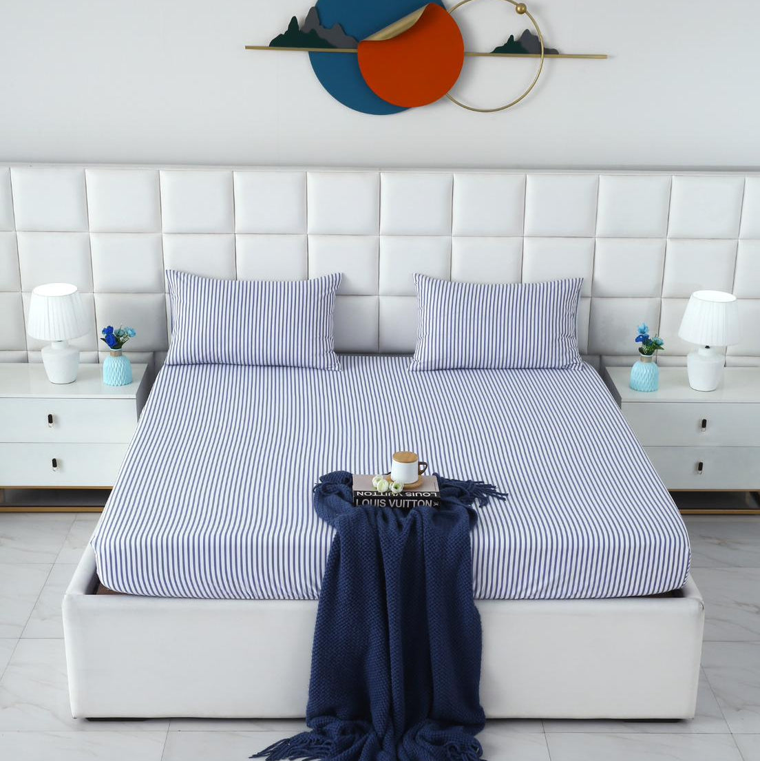Fitted Bed Sheet- FT0030 Fitted Sheets Apricot
