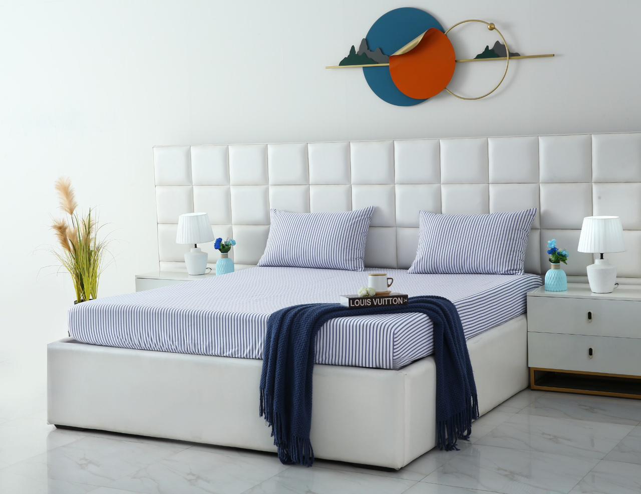 Fitted Bed Sheet- FT0030 Fitted Sheets Apricot