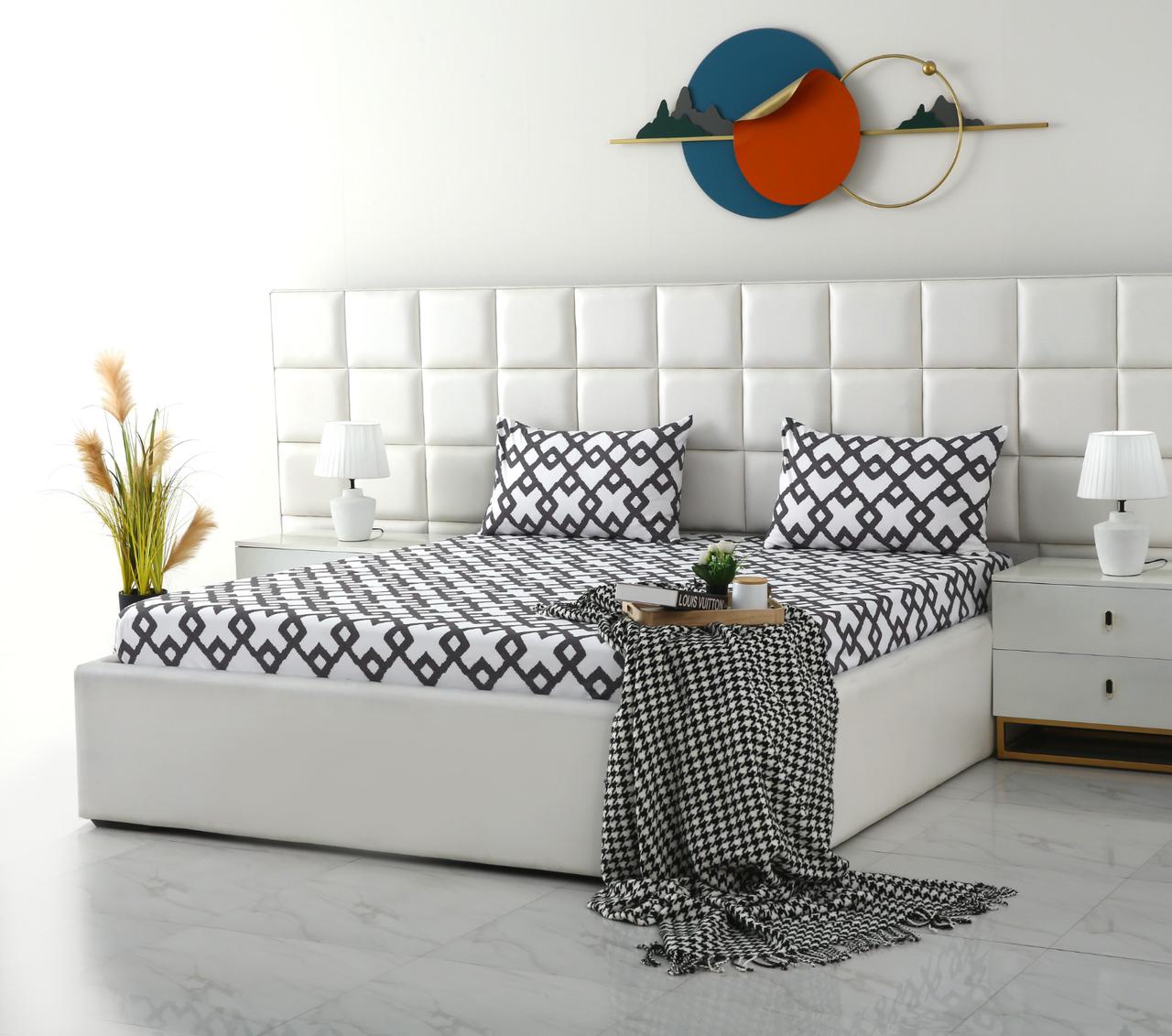 Fitted Bed Sheet- FT0036 Fitted Sheets Apricot