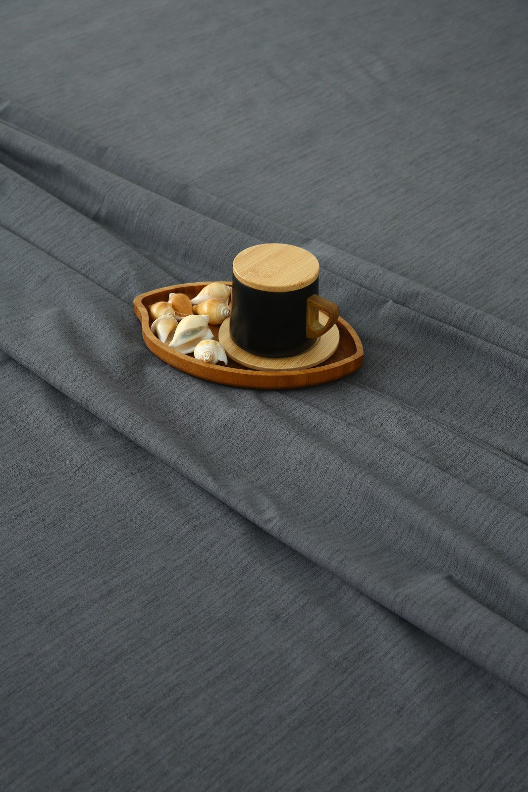 3 PCs Double Bed Sheet With Same Packing- Moss Whisper Bed Sheets Apricot