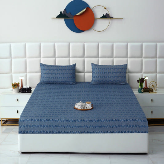 Fitted Bed Sheet- FT0039 Fitted Sheets Apricot