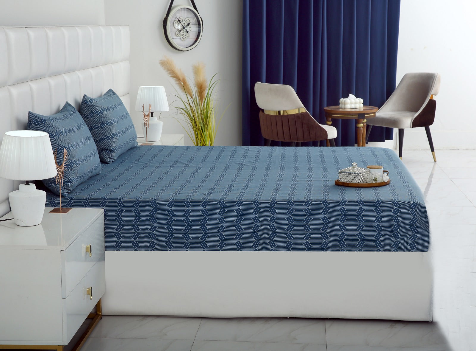 Fitted Bed Sheet- FT0039 Fitted Sheets Apricot