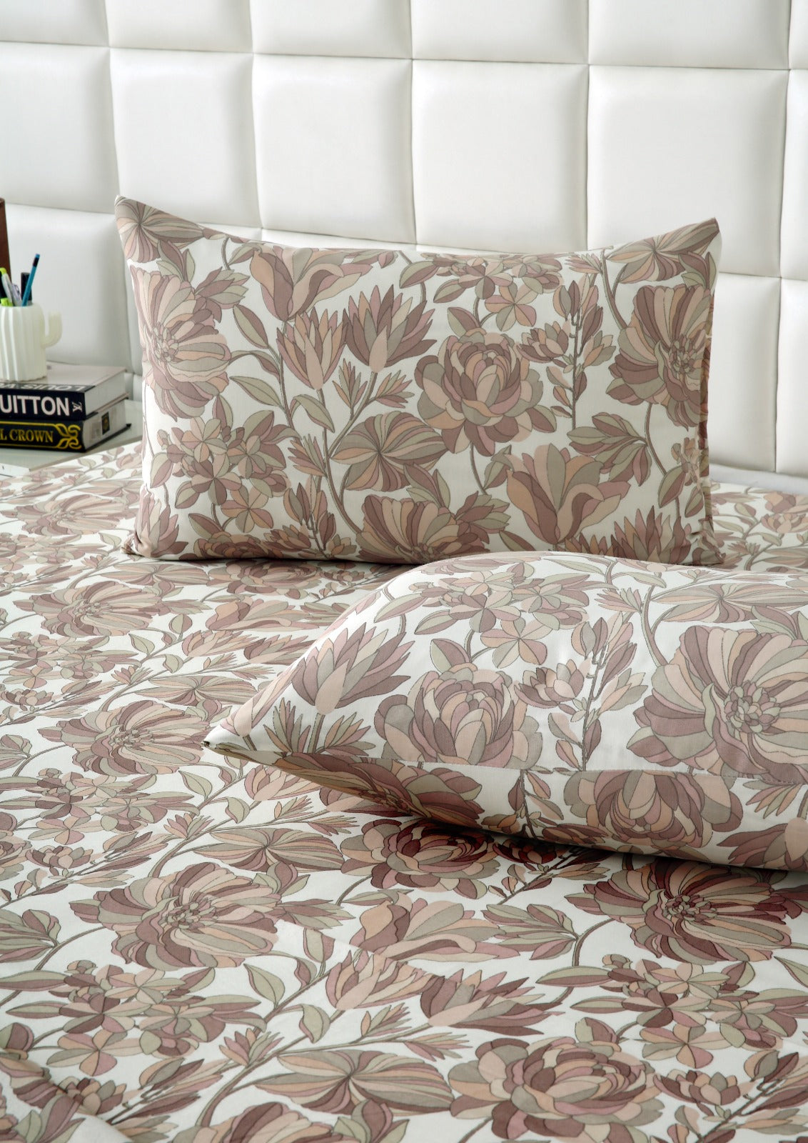 Fitted Bed Sheet- FT0040 Fitted Sheets Apricot
