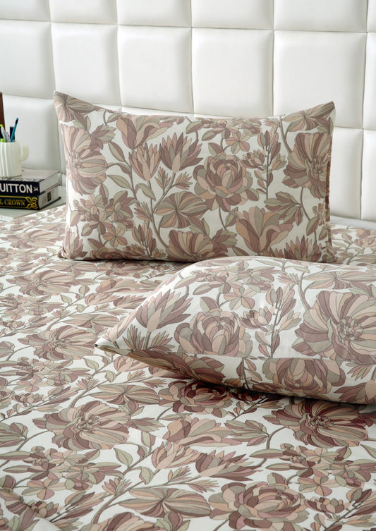 Fitted Bed Sheet- FT0040 Fitted Sheets Apricot