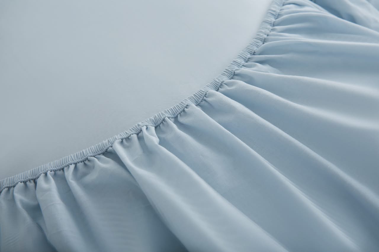 Fitted Bed Sheet- PFT002 Fitted Sheets Apricot