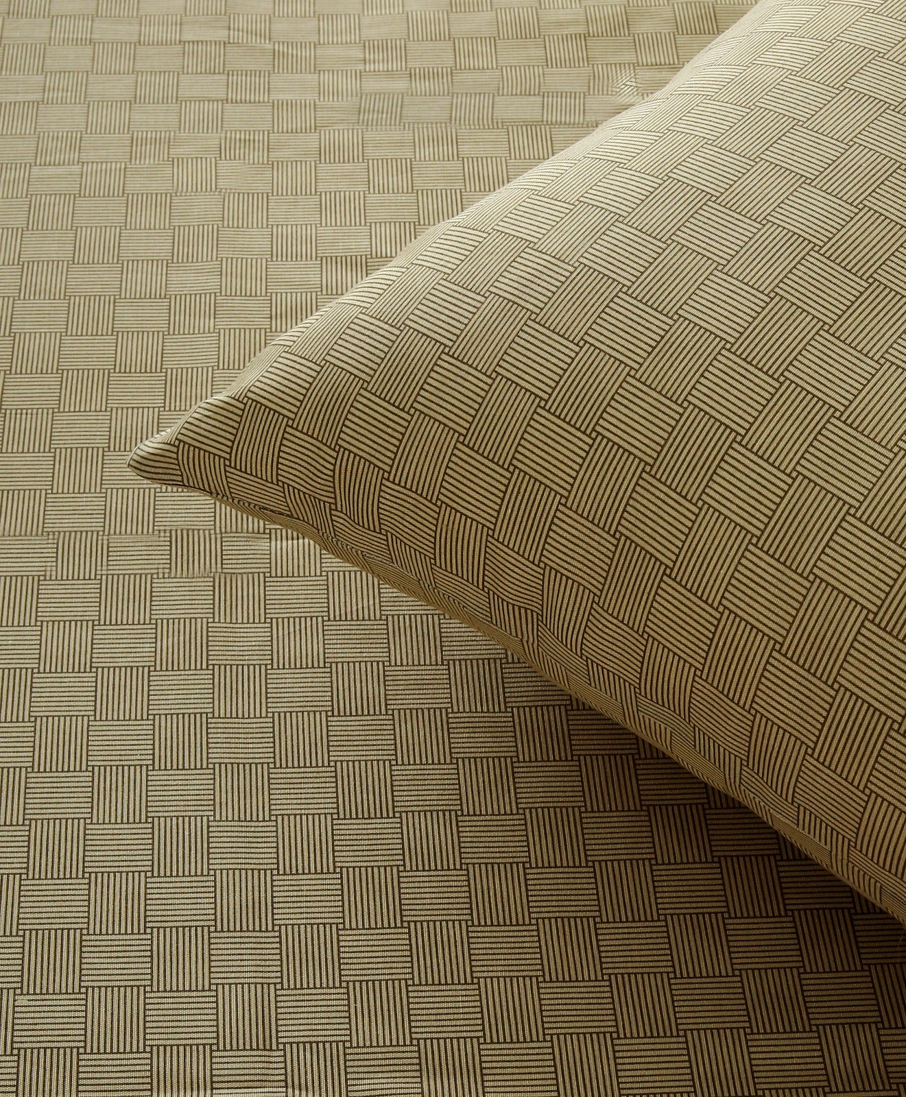 Fitted Bed Sheet- FT007 Fitted Sheets Apricot