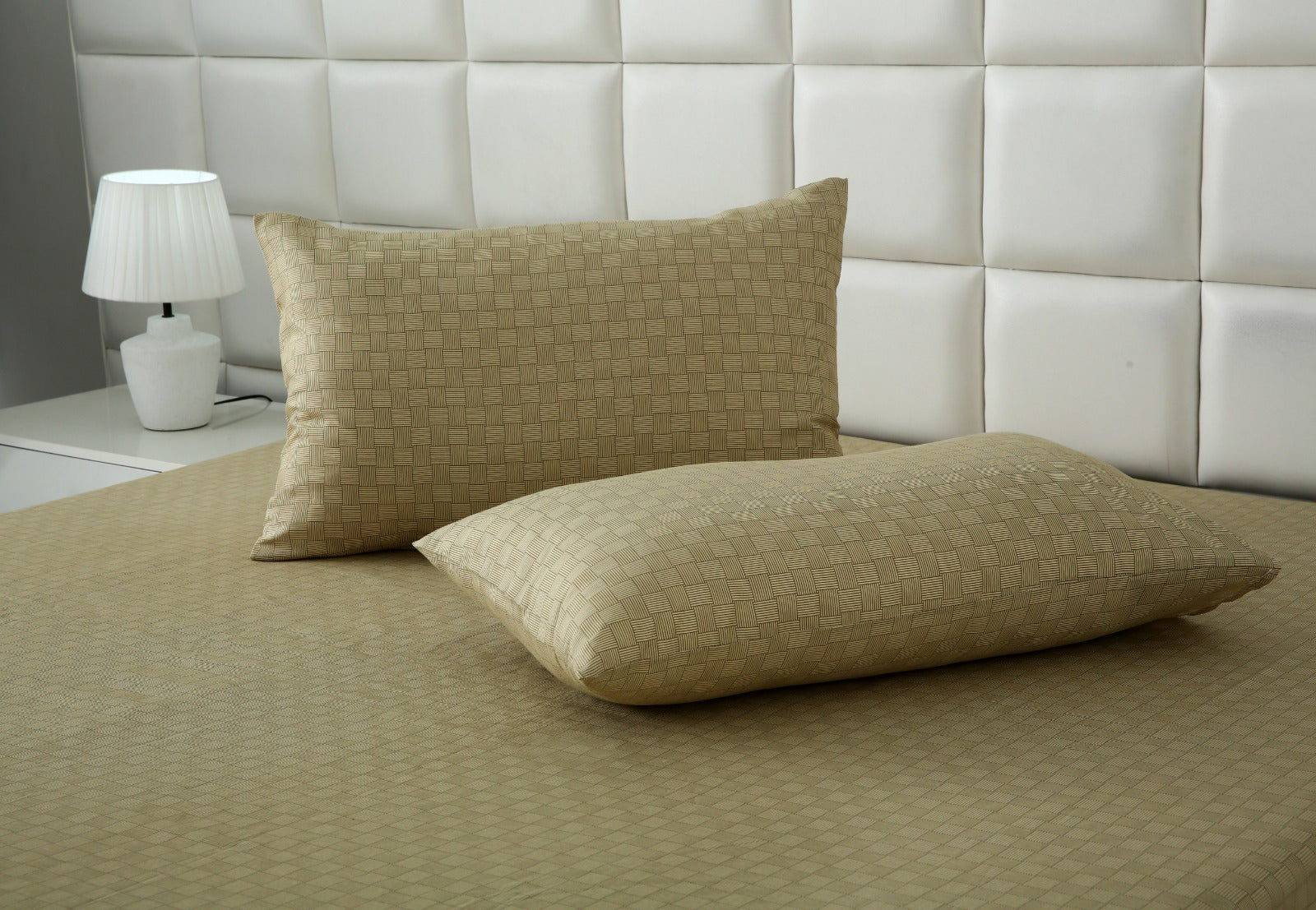 Fitted Bed Sheet- FT007 Fitted Sheets Apricot