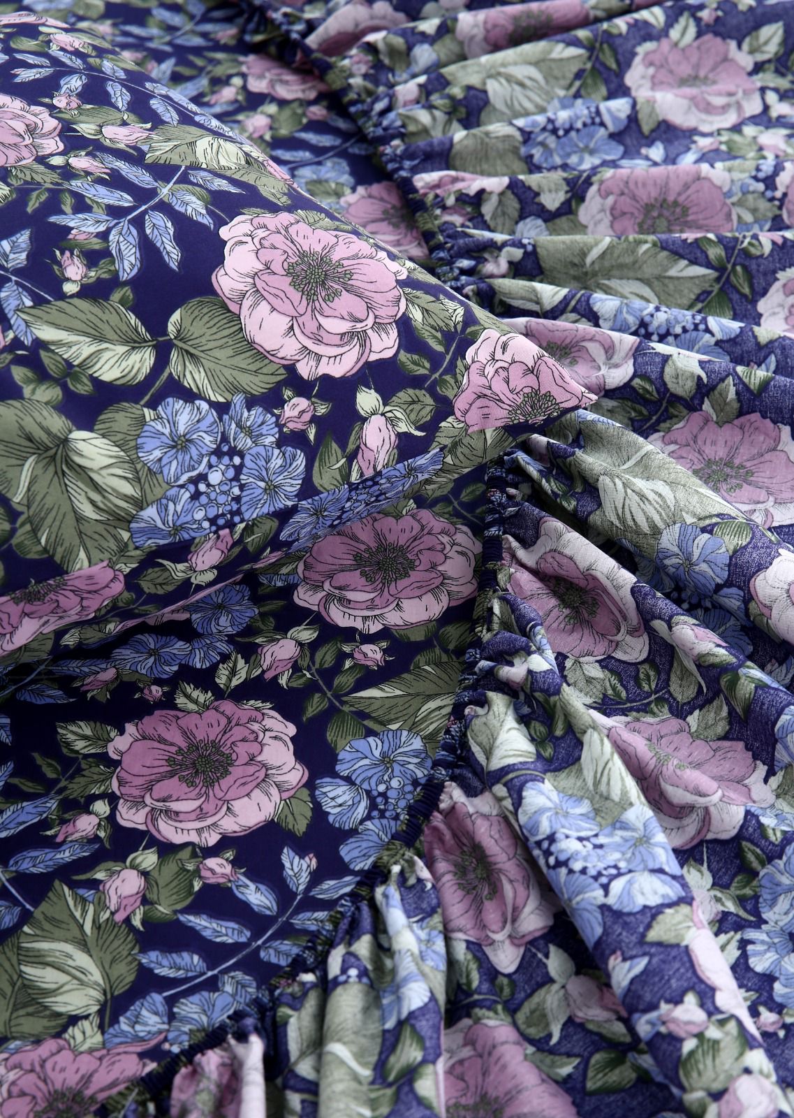 Percale Fitted Bed Sheet- PFL004
