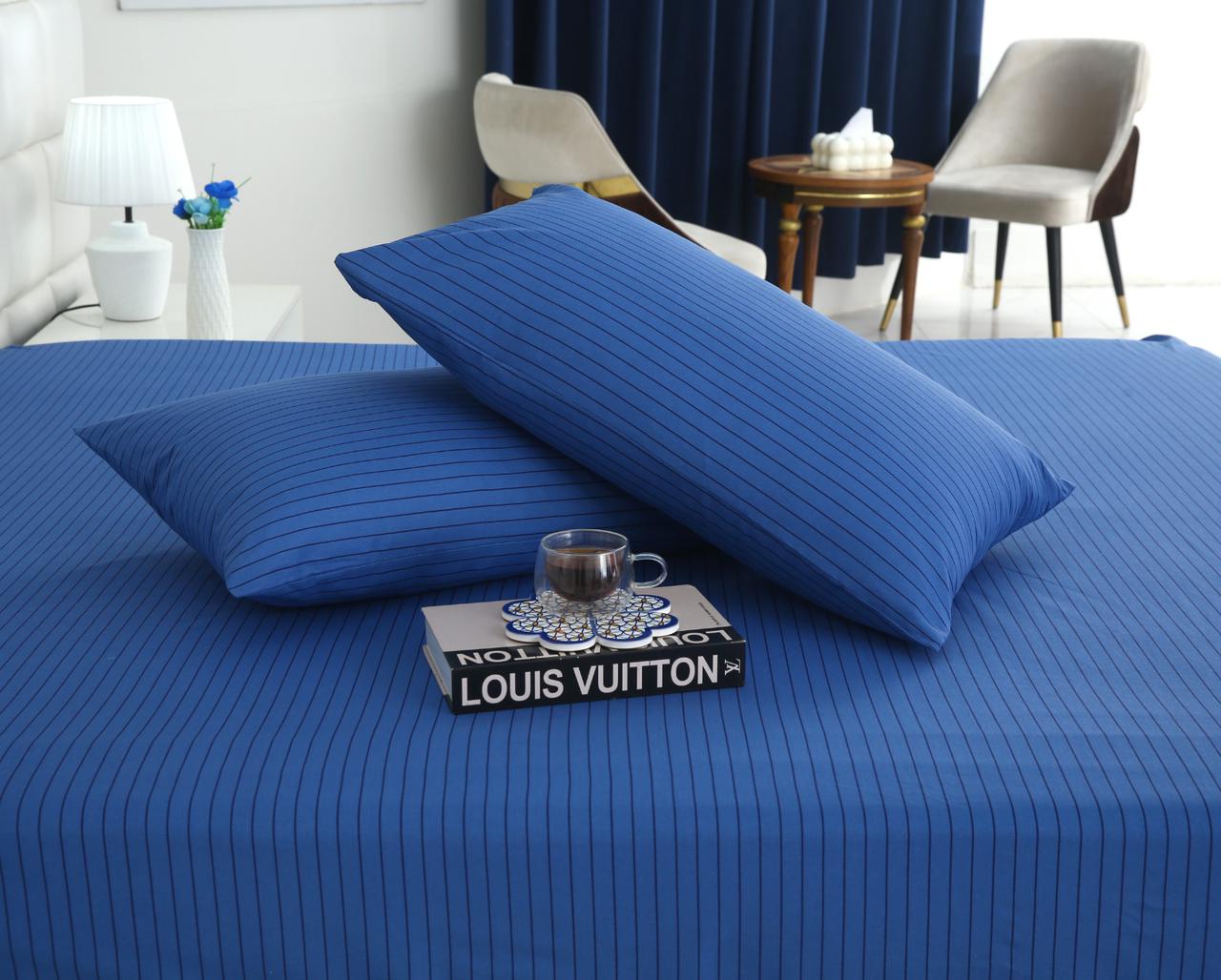 Fitted Bed Sheet- PFT013 Fitted Sheets Apricot