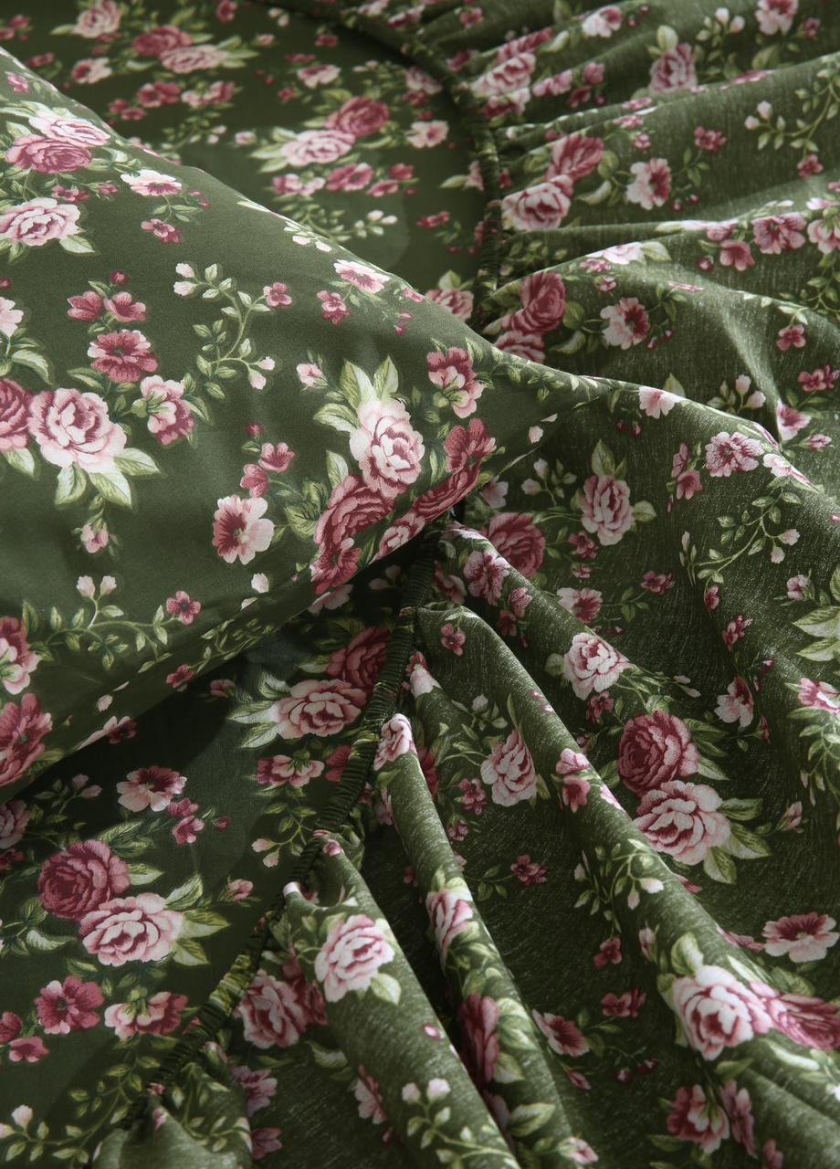 Percale Fitted Bed Sheet- PFL001