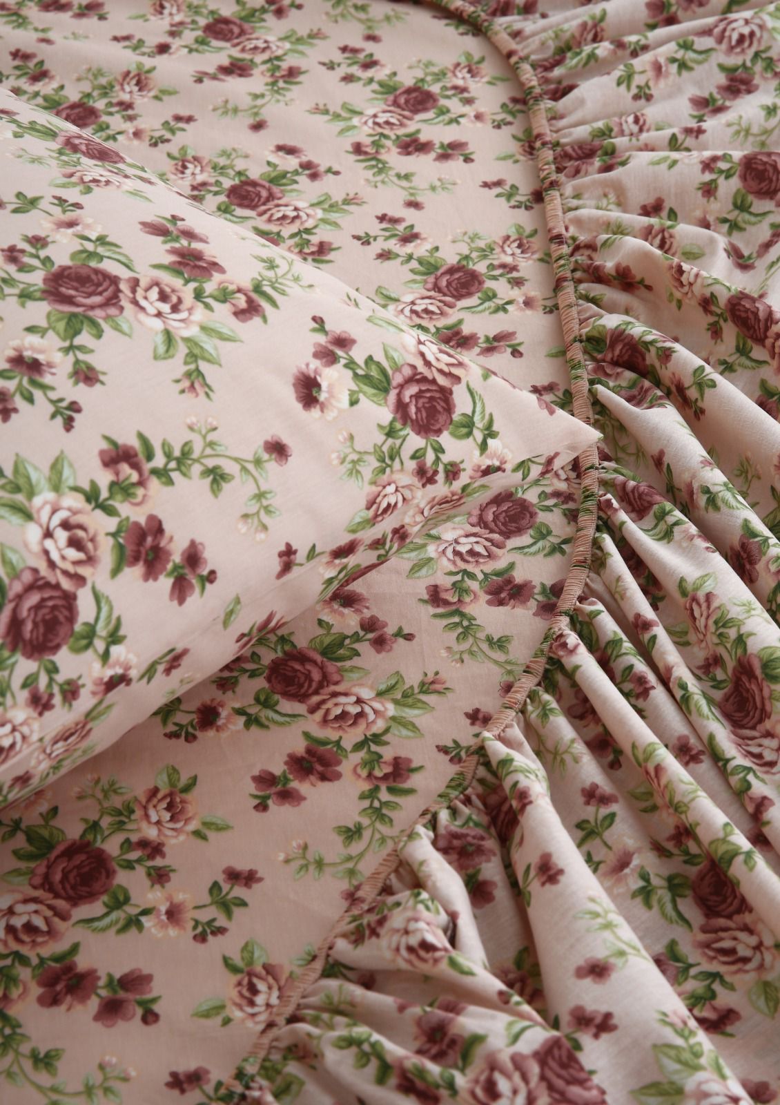 Percale Fitted Bed Sheet- PFL005