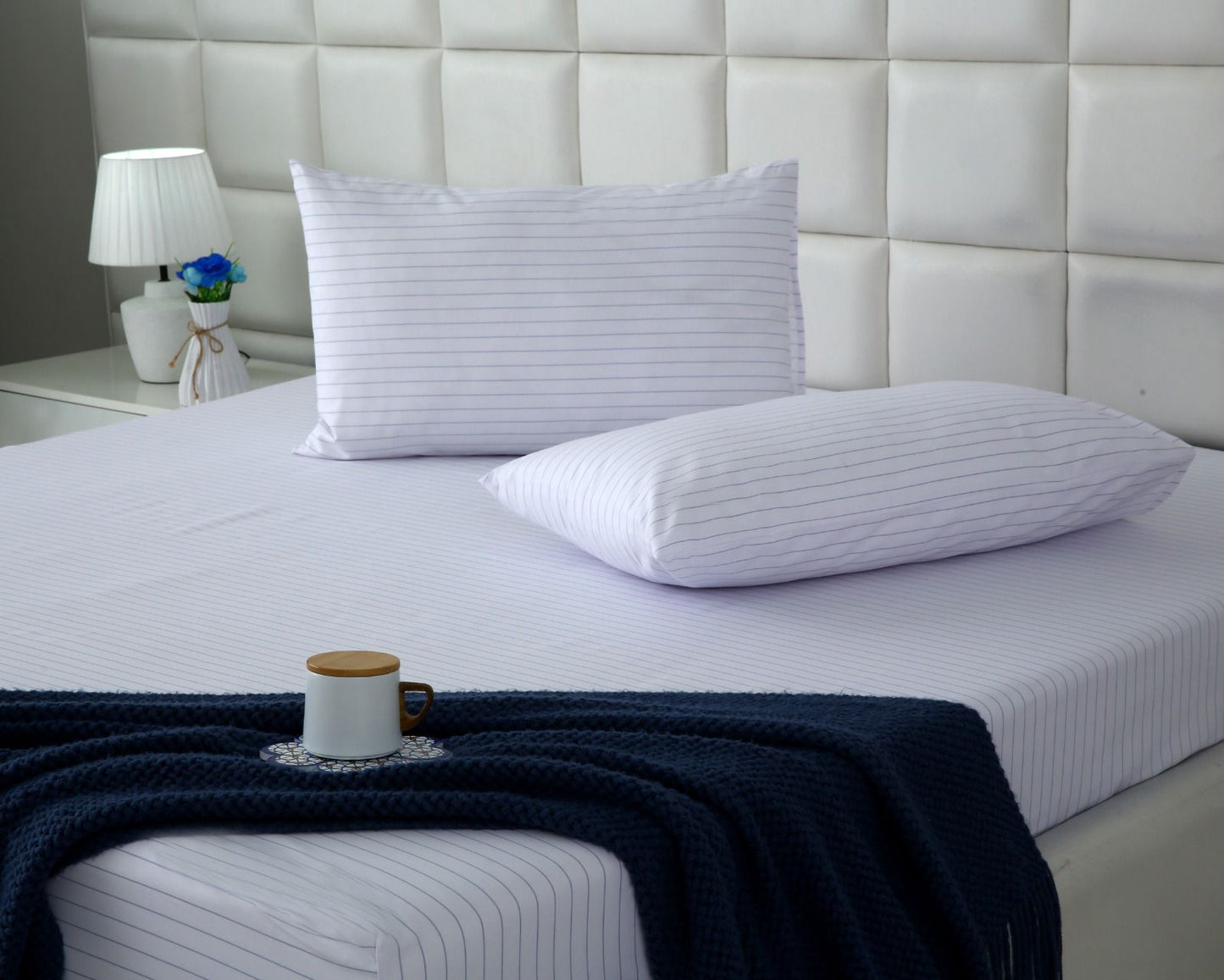 Fitted Bed Sheet- PFT015 Fitted Sheets Apricot