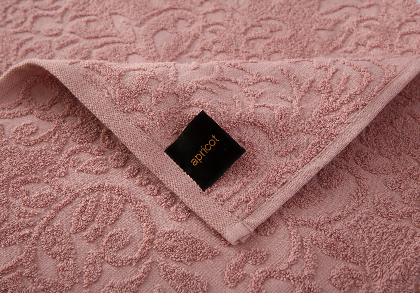1 PC 100% Cotton Face Towel (10259)- Dusty Pink