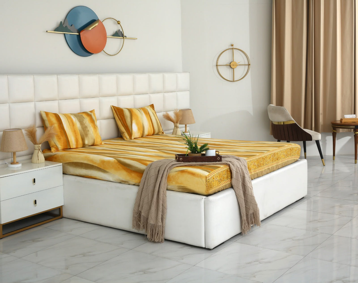 Fitted Bed Sheet- PFT025