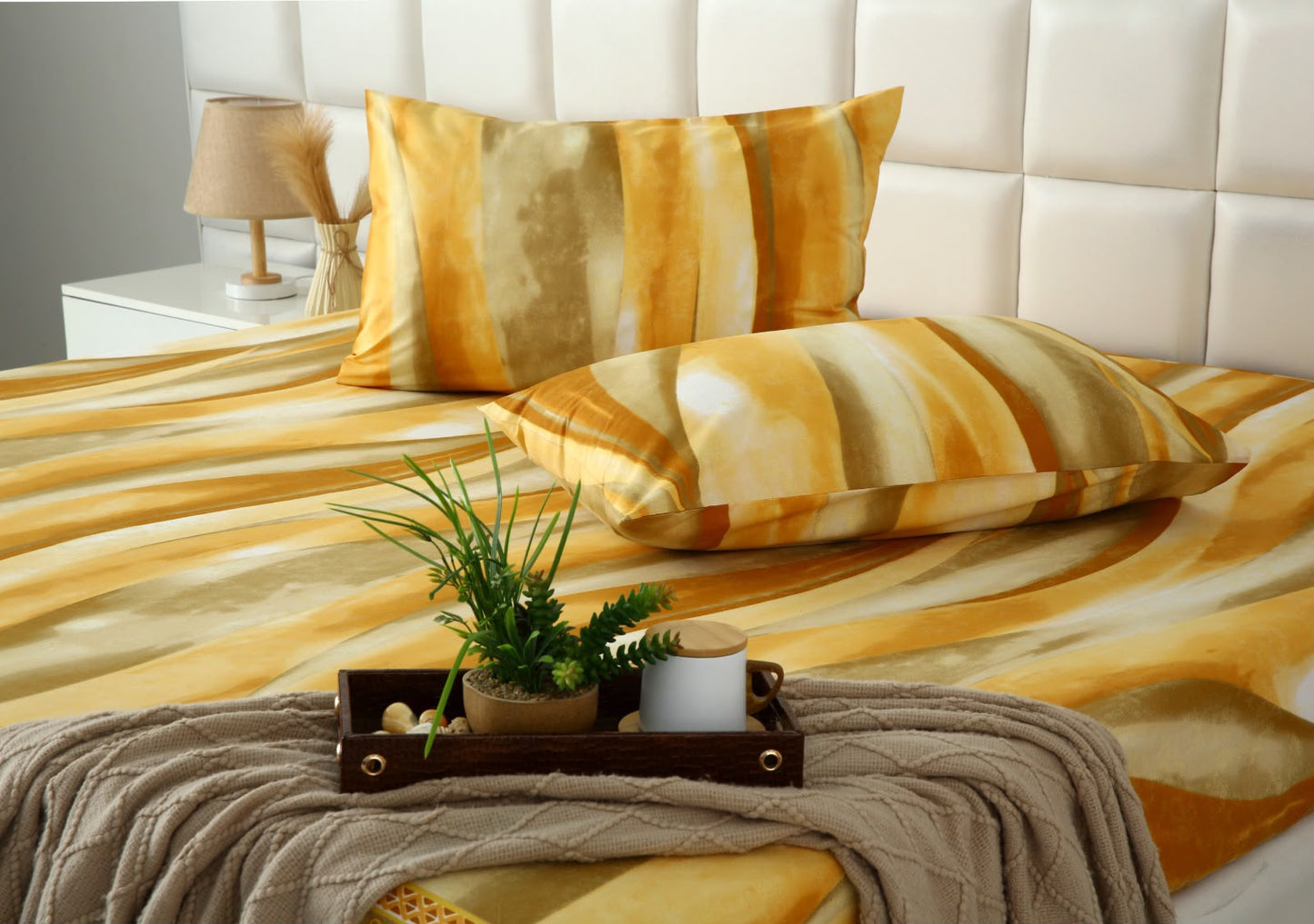 Fitted Bed Sheet- PFT025
