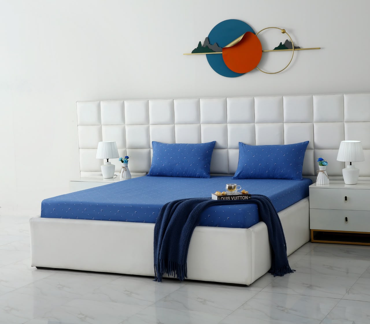 Fitted Bed Sheet- PFT0268