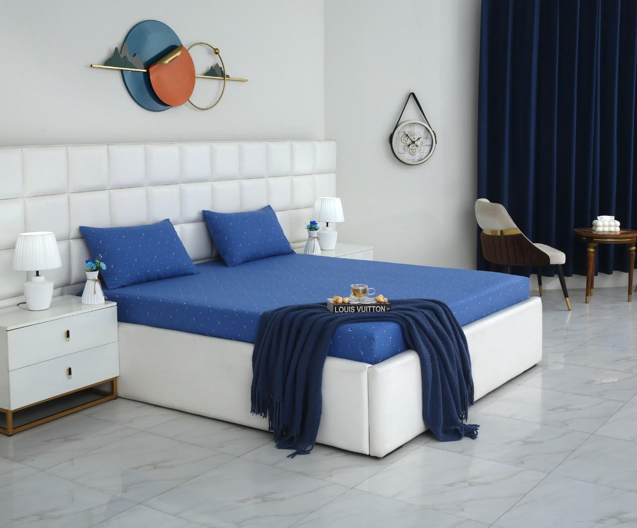 Fitted Bed Sheet- PFT0268