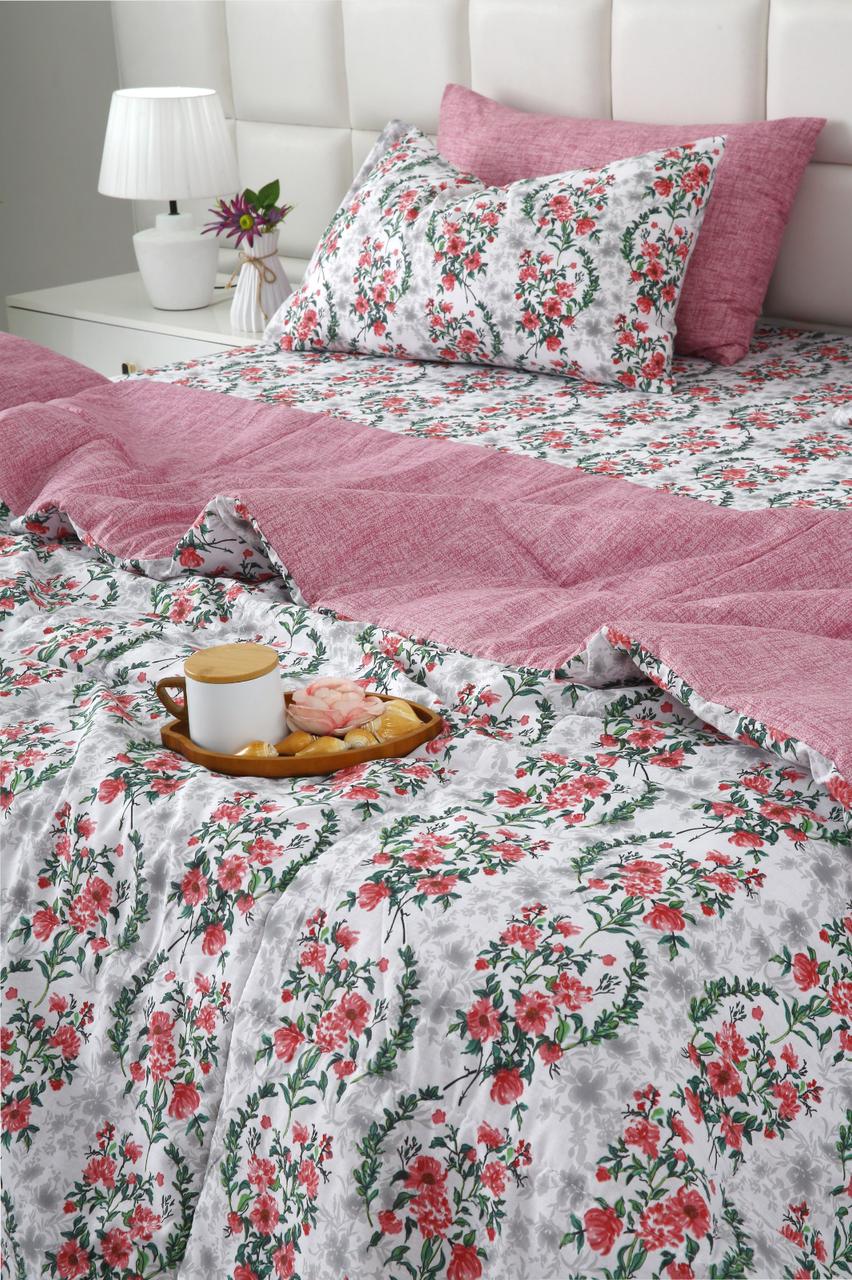 6 PCs Summer Comforter Set- COM005 Bed Spread Apricot