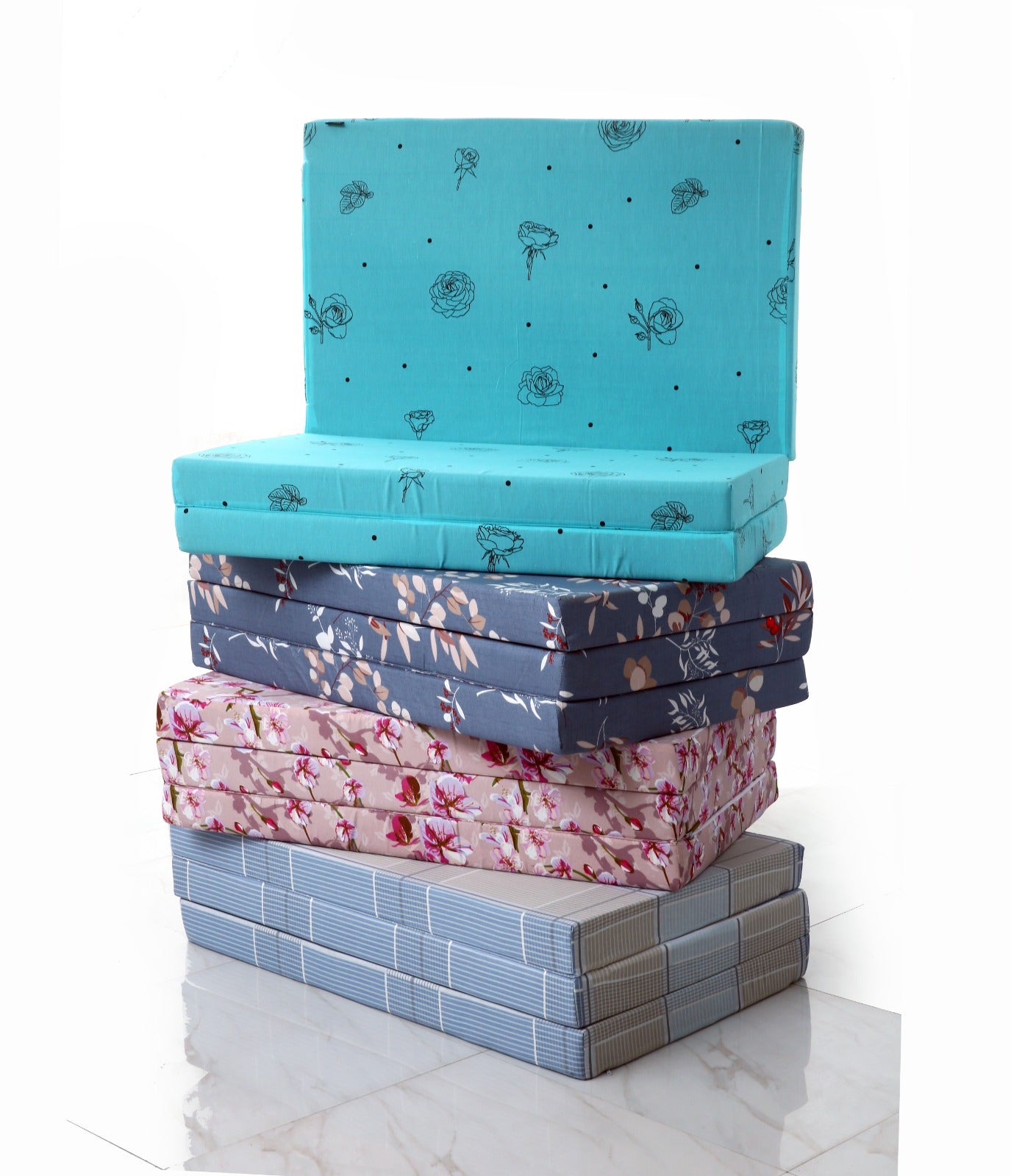 Foldable Mattress-Assorted(D) Protectors Apricot
